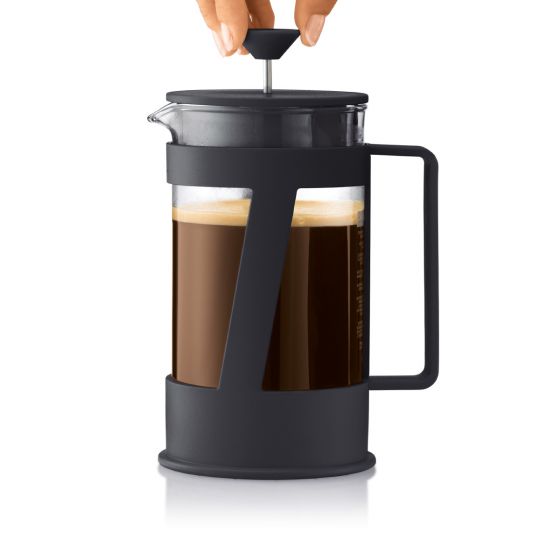 Bodum Crema French Press Coffee Maker, 8 cup, 34 oz Black