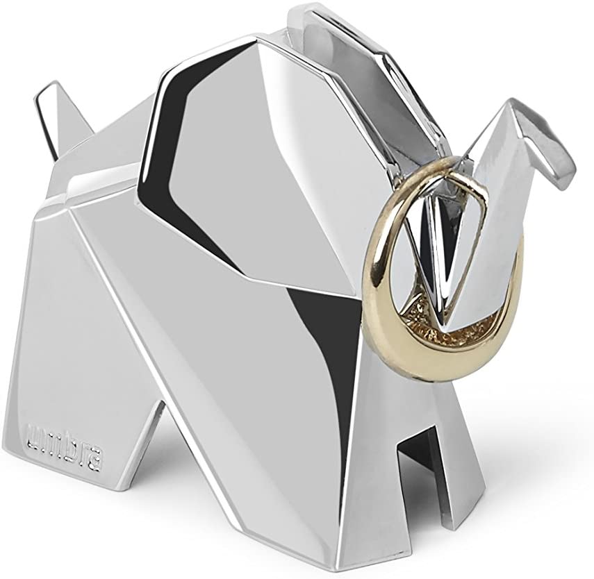 Umbra Origami Ring Holder Set Chrome