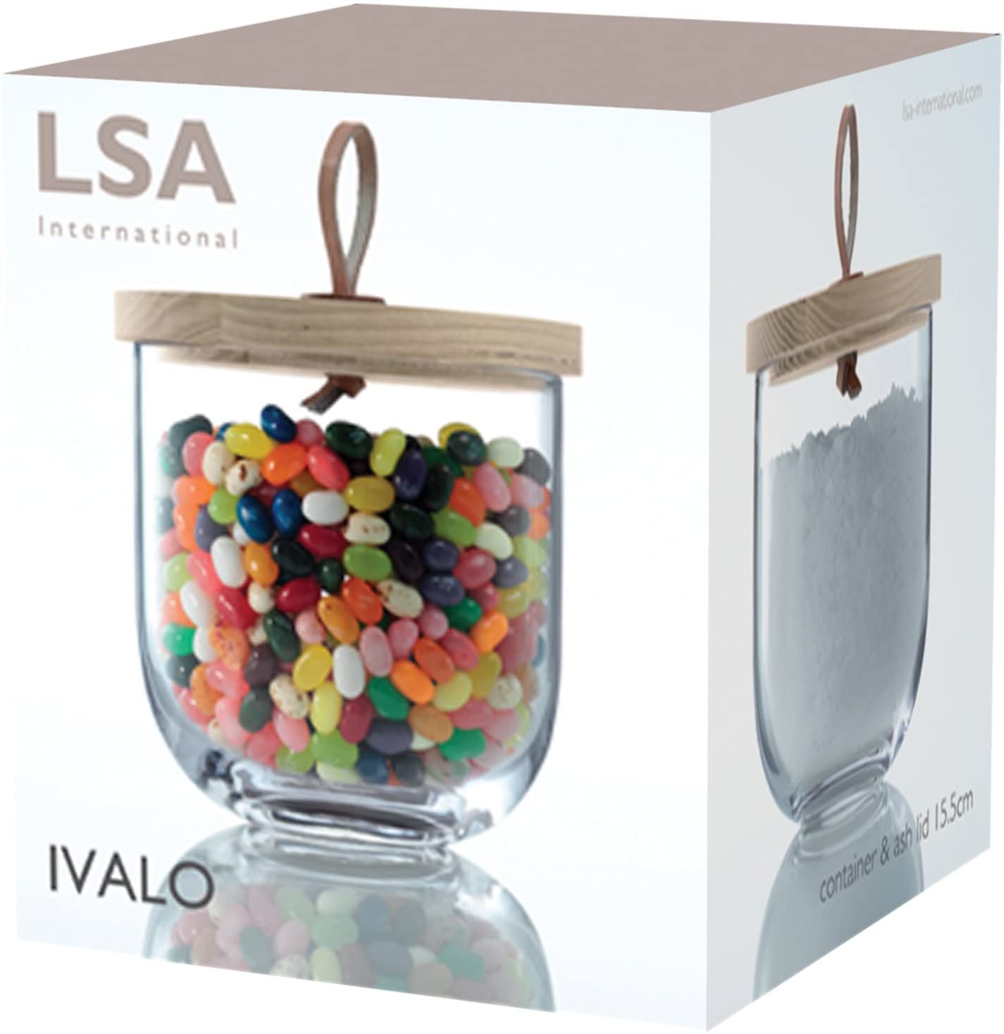LSA Ivalo Container and Ash Lid H15.5cm