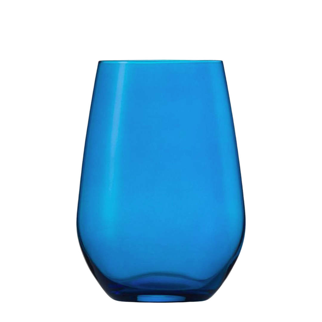 Zwiesel Glas Viña Spots Water Tumbler, Blue