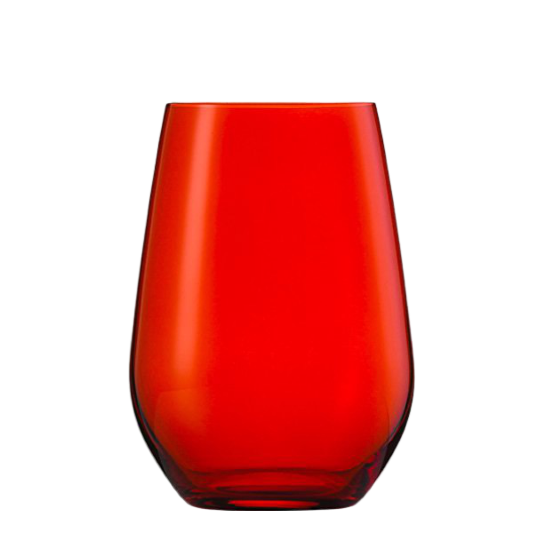 Zwiesel Glas Viña Spots Water Tumbler, Red