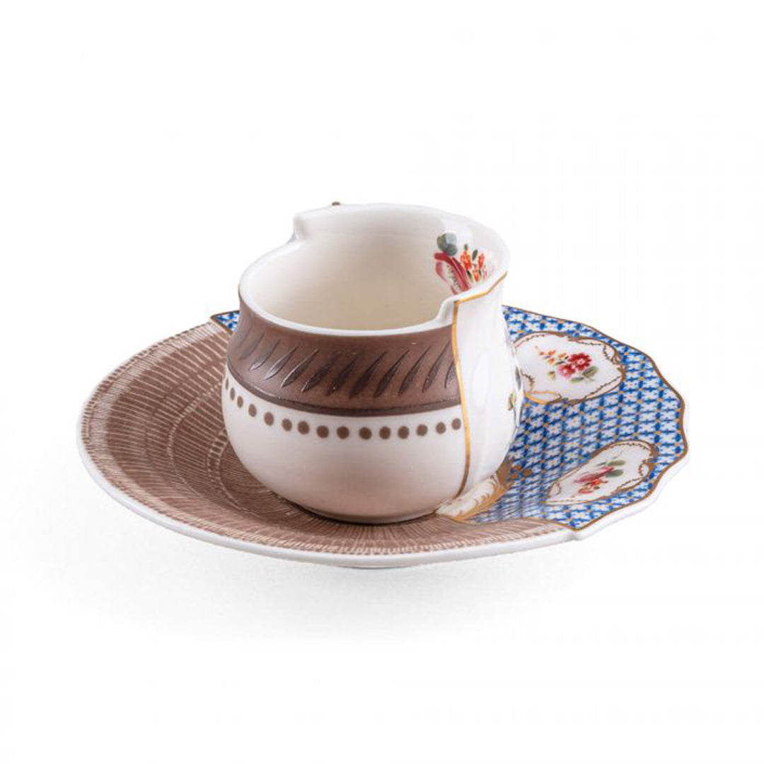 Seletti Hybrid 2.0 Djenne Coffee Cup and Saucer