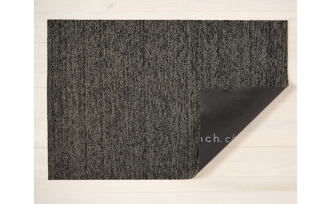 Chilewich Heathered Doormat Black / Tan
